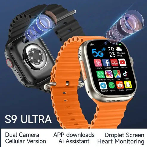 NikNok-S9 Ultra 4G Dual Camera Watch